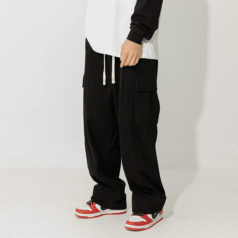 Japanese Corduroy Casual Pants Men