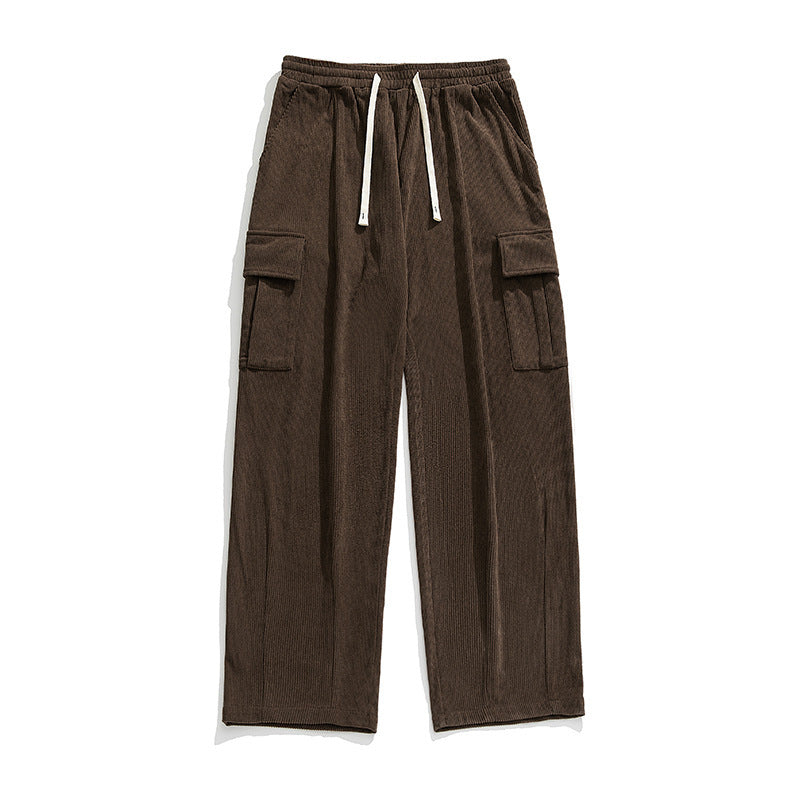 Japanese Corduroy Casual Pants Men